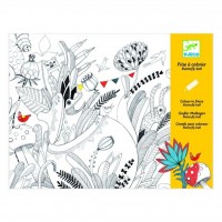 Набор для творчества Djeco Альбом-раскраска Бал бабочек (DJ09645)