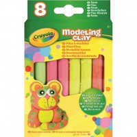 Набор для творчества Crayola Масса для моделирования неоновых цветов 8 шт (57-0313)