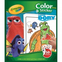 Набор для творчества Crayola Книга-раскраска с наклейками В поисках Дори (04-2007)