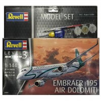 Сборная модель Revell Самолет Embraer 195 1:144 (64884)