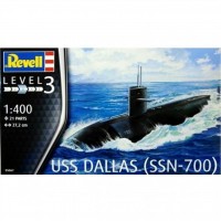 Сборная модель Revell Подводная лодка USS DALLAS SSN-700 1:400 (5067)