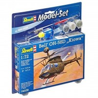 Сборная модель Revell Многоцелевой вертолёт Bell OH-58D Kiowa 1:72 (64938)