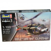 Сборная модель Revell Многоцелевой вертолёт Bell UH-1H Gunship 1:100 (4983)