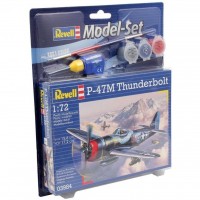 Сборная модель Revell Истребитель-бомбардировщик P-47 M Thunderbolt 1:72 (63984)