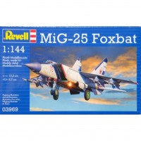 Сборная модель Revell Истребитель-перехватчик MiG-25 Foxbat 1:144 (3969)