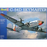 Сборная модель Revell Военно-транспортный самолет C-54 Skymaster 1:72 (4877)