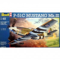 Сборная модель Revell Многоцелевой истребитель P-51C Mustang Mk.III 1:48 (4872)