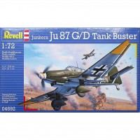 Сборная модель Revell Бомбардировщик Junkers Ju 87 G/D Tank Buster 1:72 (4692)