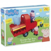 Конструктор PEPPA Паровозик дедушки Пеппы 2 фигурки 20 деталей (06033)