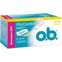 Тампоны o.b. ProComfort с покрытием SilkTouch Normal 32 шт (3574661017808)
