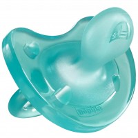 Пустышка Chicco Physio Soft силиконовая 6-12 мес 1шт голубая (02712.21)