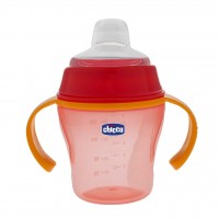 Бутылочка для кормления Chicco Soft Cup розовая 6 мес+ (06823.70)