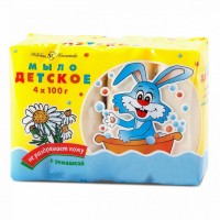 Мыло Невская косметика Детское с экстрактом ромашки 4x100 г (4600697101576)