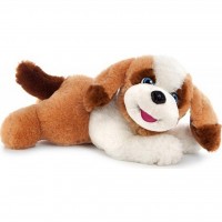 Мягкая игрушка Lava Сенбернар лежащий 28 см с музыкой (LF1133)