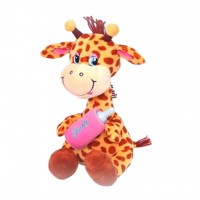 Мягкая игрушка Lava Жирафик с бутылочкой малый (муз., 27 см) (LA8281A)