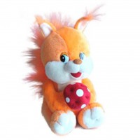 Мягкая игрушка Lava Белка малая 20 см с музыкой (LF289A)