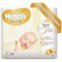 Подгузник Huggies Elite Soft 1 Mega 84 шт (5029053546940)