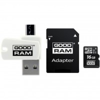 Карта памяти GOODRAM 16GB microSD class 10 USH-I (M1A4-0160R11)