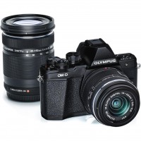 Цифровой фотоаппарат OLYMPUS E-M10 mark II Pancake Double Zoom 14-42+40-150 Kit B/B/B (V207053BE000)