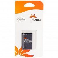 Аккумуляторная батарея Florence Nokia BL-5C 1020mA (BL-5C)