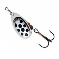 Блесна Mepps Aglia Decorees silver/black dots 9гр №4 (30124 004)