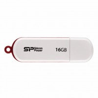 USB флеш накопитель Silicon Power 16GB LuxMini 320 White USB 2.0 (SP016GBUF2320N1W)