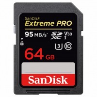Карта памяти SANDISK 64GB SDXC Class10 UHS-I V30 4K Extreme Pro (SDSDXXG-064G-GN4IN)