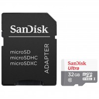 Карта памяти SANDISK 32GB microSD class 10 UHS-I Ultra (SDSQUNB-032G-GN3MA)