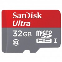 Карта памяти SANDISK 32GB microSD class 10 UHS-I Ultra (SDSQUNC-032G-GN3MN)