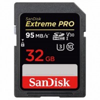 Карта памяти SANDISK 32GB SDHC Class10 UHS-I V30 4K Extreme Pro (SDSDXXG-032G-GN4IN)