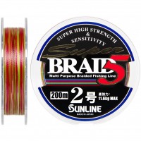 Шнур Sunline Super Braid 5 200m #2.0/0.225мм 11.6кг (1658.05.87)