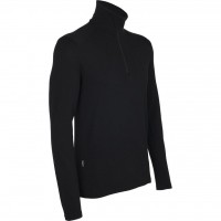 Футболка Icebreaker BF 260 Tech LS Half Zip MEN black M (100 484 001 M)