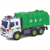 Спецтехника Junior trucker Мусоровоз со светом и звуком 28 см (33018)