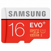 Карта памяти Samsung 16GB microSD Class 10 UHS-I EVO PLUS (MB-MC16DA/RU)
