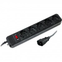 Фильтр сетевой 1.0 м Patron SP-53U 5 розеток, UPS черный