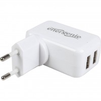 Зарядное устройство EnerGenie 2-port Universal USB charger 2.1A (EG-UC-AC1)