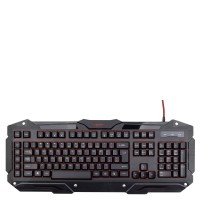 Клавиатура Gembird KB-UMGL-01-RU Игровая программируемая клавиатура, черная, подстветка