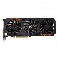 Видеокарта GeForce GTX1060 OC, Gigabyte, AORUS, 6Gb DDR5, 192-bit, DVI/HDMI/3xDP, 1860/8008 MHz (GV-N1060AORUS-6GD)