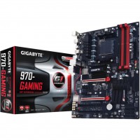 Материнская плата AM3+ (970) Gigabyte GA-970-Gaming, 970/SB950, 4xDDR3, CrossFire, 6xSATA3, 1xM.2, 2xPCI-E 16x, 2xPCI-E 1x, 2xPCI, ALC1150, Killer E2201, 2xUSB3.1/4xUSB3.0/12xUSB2.0, ATX