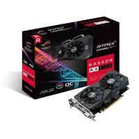 Видеокарта Radeon RX 560 OC, Asus, 4Gb DDR5, 128-bit, DVI/HDMI/DP, 1275/7000MHz, 6-pin (RX560-O4G)