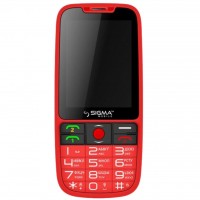 Мобильный телефон Sigma Comfort 50 Elegance Red (4827798233788)