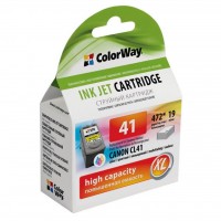 Картридж ColorWay Canon CL-41 color, ink level (CW-CCL41-I)