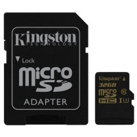 Карта памяти Kingston 32GB microSDHC class 10 UHS-I U3 4K (SDCG/32GB)