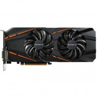 Видеокарта GeForce GTX1060 6Gb GIGABYTE (GV-N1060D5-6GD) GDDR 5, 192 Bit, 1531/8008 MHz, 3xDisplayPort, DVI, HDMI