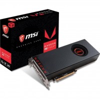 Видеокарта Radeon RX Vega 56 8Gb MSI (RX Vega 56 8G) HBM2, 2048 Bit, 1156 MHz, 3 x DisplayPort, HDMI, кулер, радиатор, 8 + 8 pin