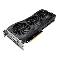 Видеокарта GeForce GTX1080Ti OC, Gigabyte, Gaming OC BLACK, 11Gb DDR5X, 352-bit, DVI/HDMI/3xDP, 1657/11010 MHz, 8-pin + 6-pin, RGB Fusion (GV-N108TGAMINGOC BLACK-11GD)