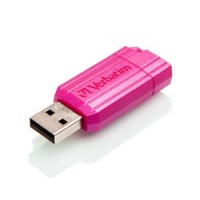 USB Flash Drive 32Gb Verbatim Store'N'Go Pin Stripe Pink / 49056