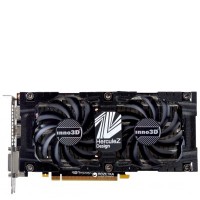 Видеокарта GeForce GTX1070Ti, Inno3D, X2, 8Gb DDR5, 256-bit, DVI/HDMI/3xDP, 1683/8000 MHz, 8-pin (N107T-1SDN-P5DN)