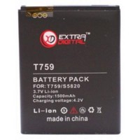 Аккумуляторная батарея EXTRADIGITAL Samsung SGH-T759 Exhibit 4G (1500 mAh) (BMS6334)