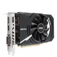 Видеокарта MSI GeForce GTX1050 2048Mb AERO ITX OC (GTX 1050 AERO ITX 2G OCV1) GDDR 5, 128 Bit, 1404 MHz, 7008 MHz, DisplayPort, DVI, HDMI, кулер, радиатор